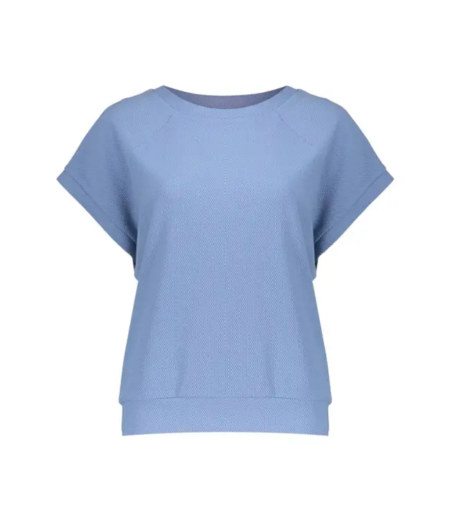 Geisha Sweater short sleeves 62053-21 jeans blue