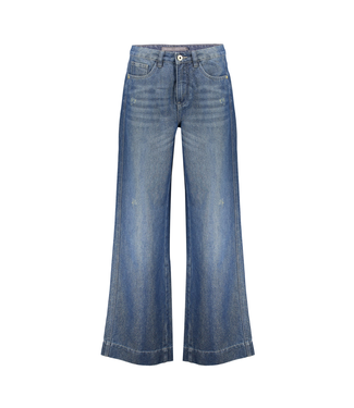 Geisha Jeans yam 61034-10 mid blue denim/ gold