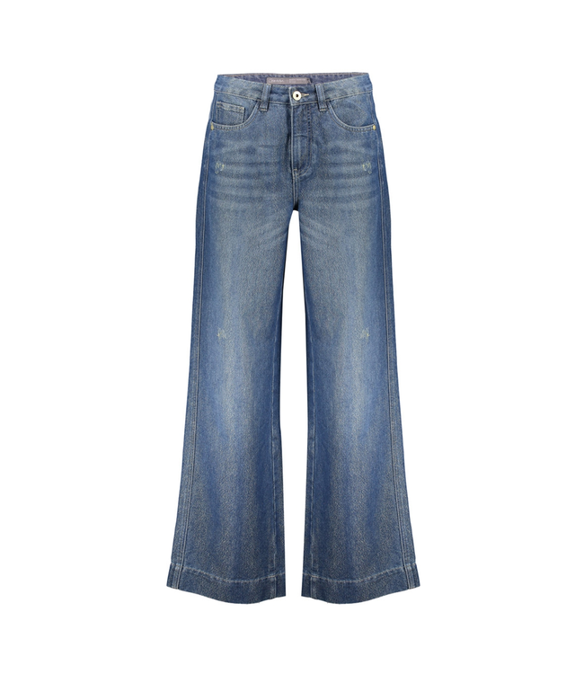 Geisha Jeans yam 61034-10 mid blue denim/ gold