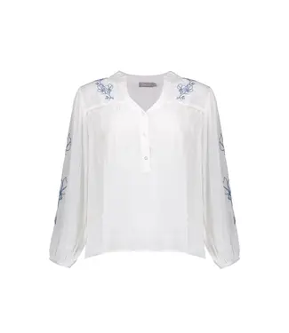 Geisha Blouse embro 63069-14 white