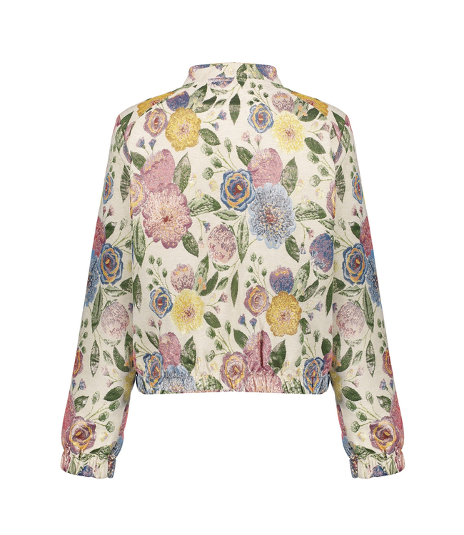 Geisha Bomber jacket 65090-26 sand/green/gold