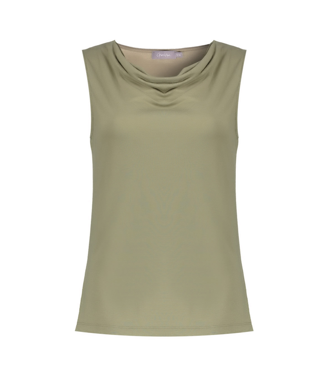 Geisha Top waterfall 62133-40 olive