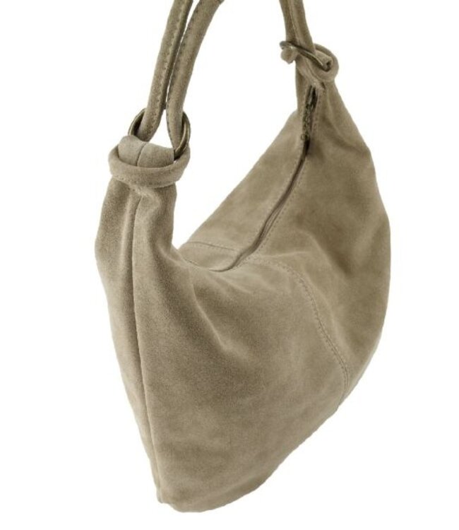 Tas Suez suede taupe
