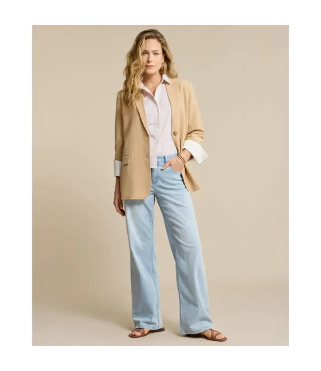 Red Button Blazer Palazzo SRB4944 dark sand