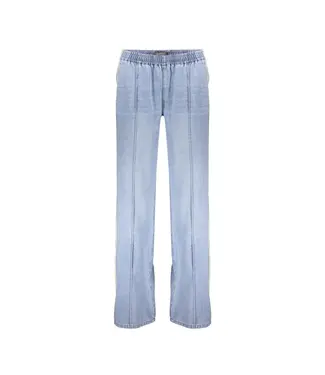 Geisha Trackpants jogdenim 61051-10 bleached denim