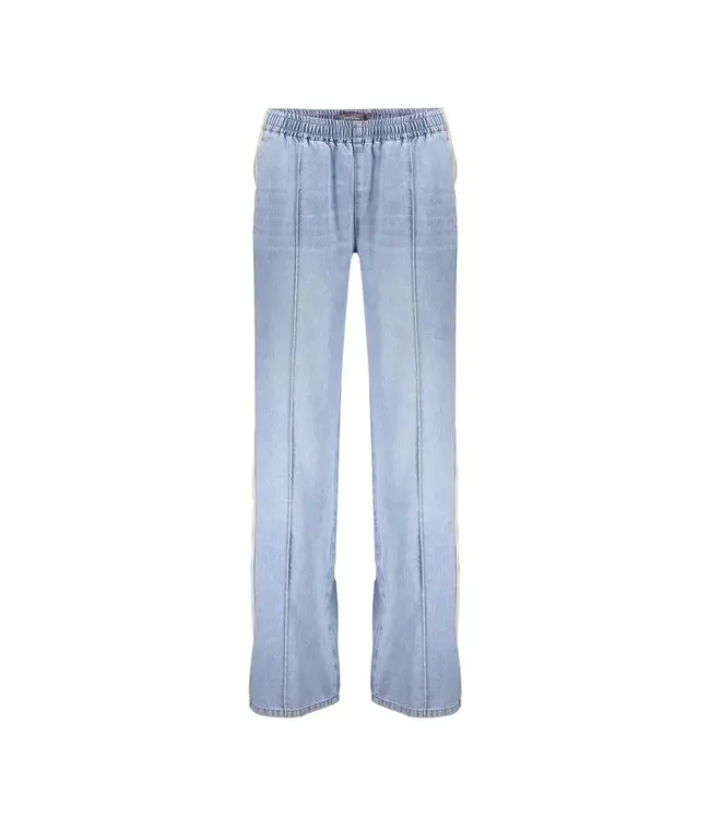 Geisha Trackpants jogdenim 61051-10 bleached denim