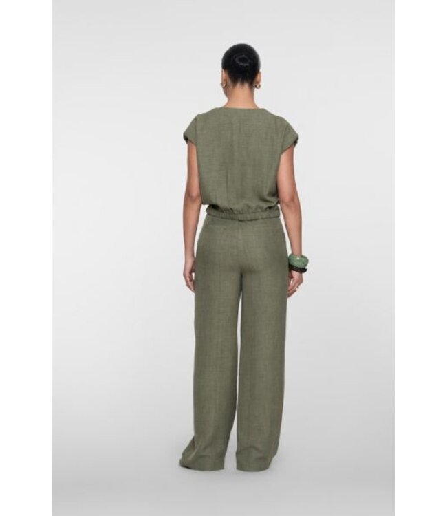 Geisha Pants with strap 61100-60 dark green
