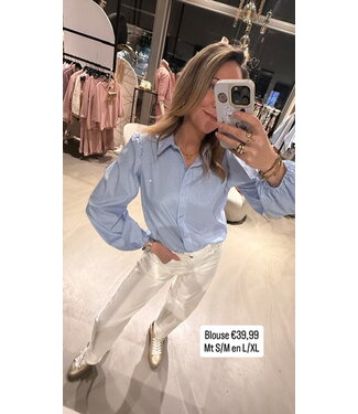 Musthave Blouse stripe studs (div kl.)