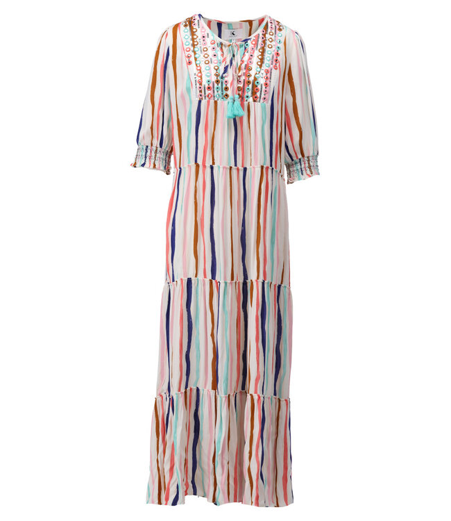 K-Design Maxi jurk met design P111