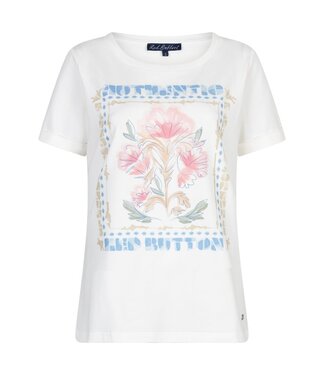 Red Button Tee Temmy multi flower SRB4825 off white/rose