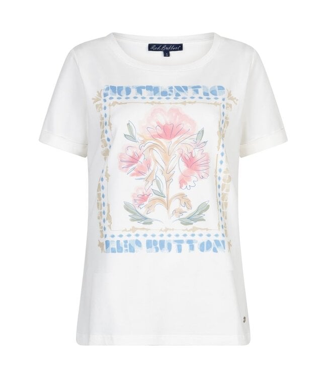 Red Button Tee Temmy multi flower SRB4825 off white/rose
