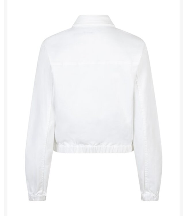 Red Button Jacket Juno SRB4903 white denim