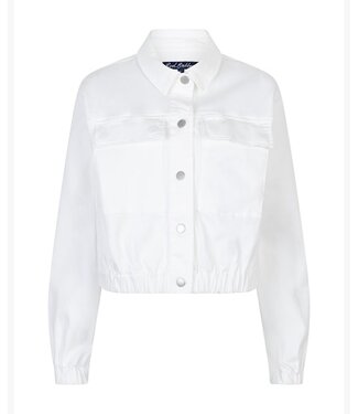 Red Button Jacket Juno SRB4903 white denim