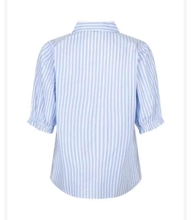 Red Button Blouse Victoria SRB4983 light blue