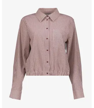 Geisha Blouse 63227-20 ecru/cherry red