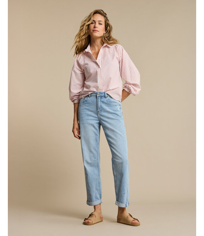 Red Button Jeans Caitlina SRB4824 SS26 Sidepatch light blue