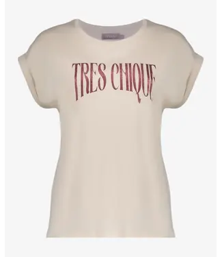 Geisha T-shirt tres chique 62143-41 sand/cherry
