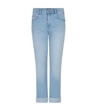 Red Button Pants Kate fancy stitching SRB4787 light blue