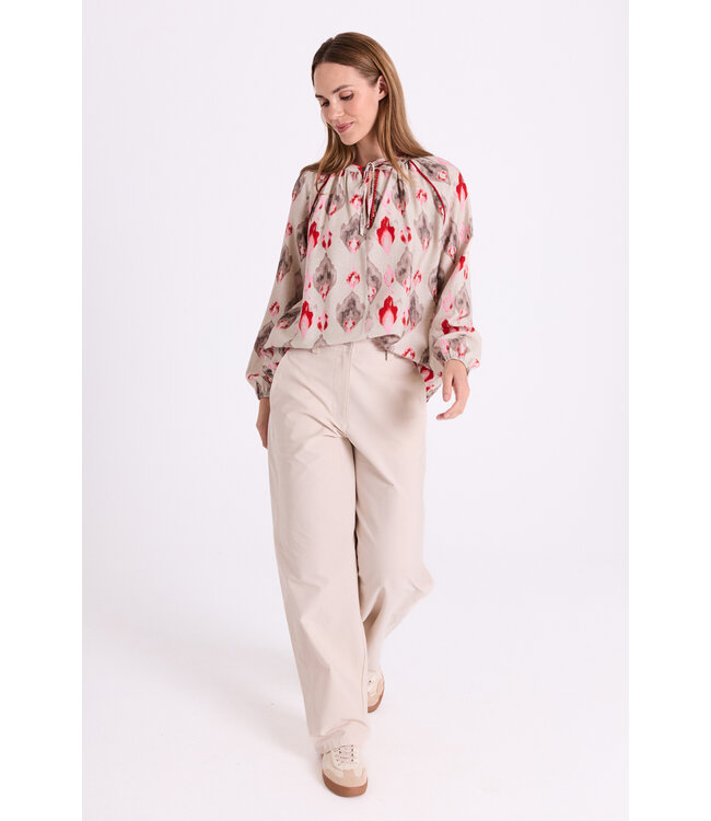 Freequent Blouse FQRANA 207693 moonbeam w. silver lilac