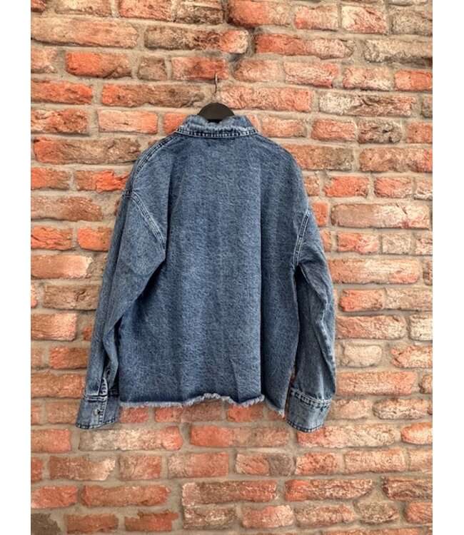 Musthave Blouse A-93213 denim