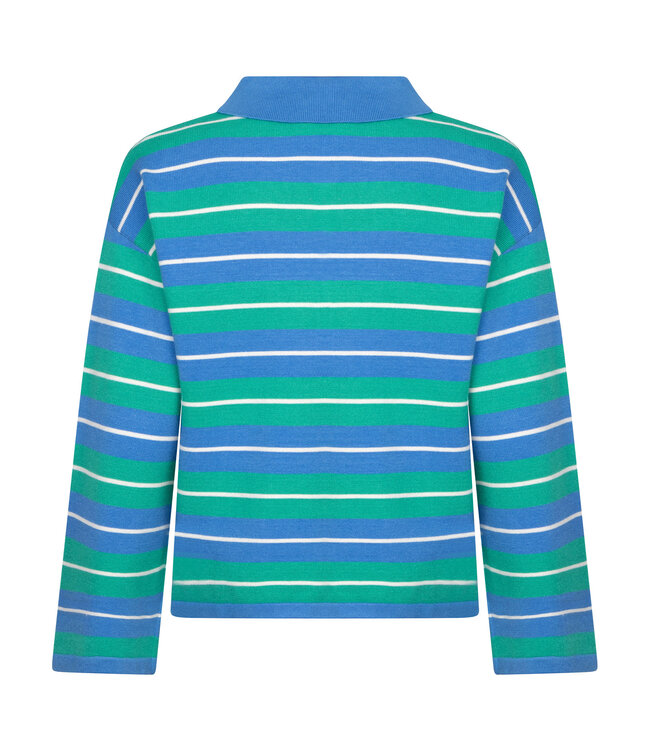 Ydence Knitted top Balou CS2606 sea green-blue