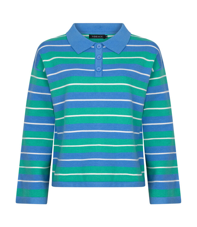 Ydence Knitted top Balou CS2606 sea green-blue