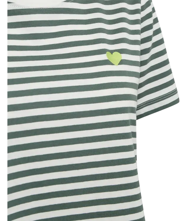 Freequent t-shirt Fqmian-tee 208288 star off-white w. dark forest