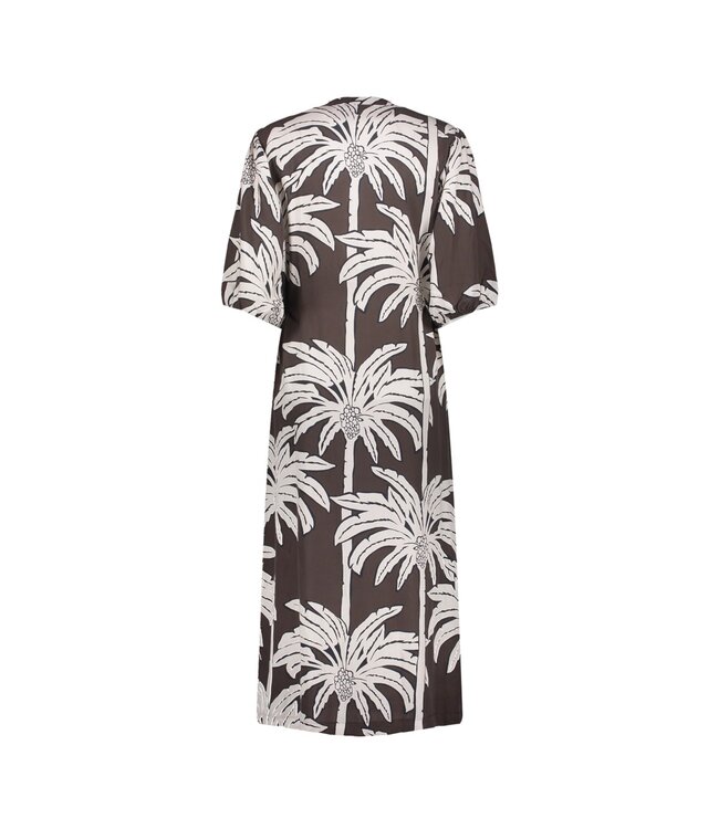 Geisha Dress 67113-20 brown/off-white