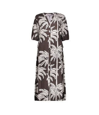 Geisha Dress 67113-20 brown/off-white