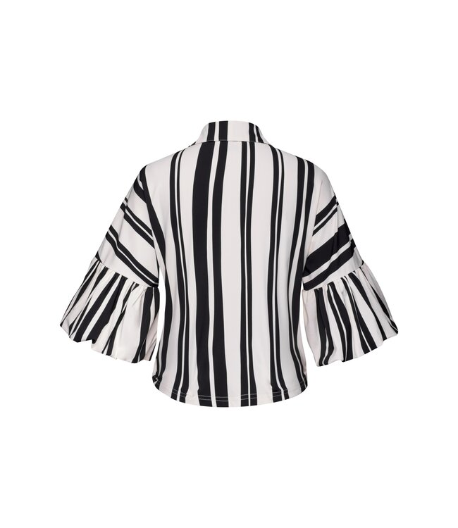 Kimara Blouse Senna stripe a pose