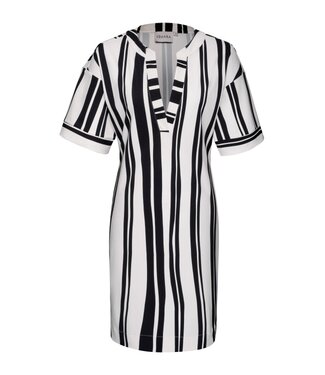 Kimara Dress Shelly stripe a pose