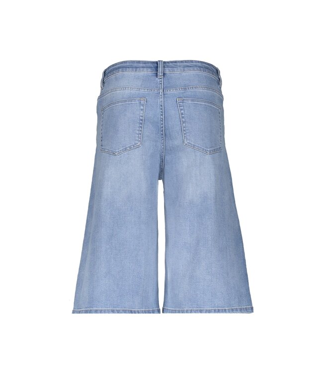 Geisha Jeans short long 61019-10 stonebleach denim