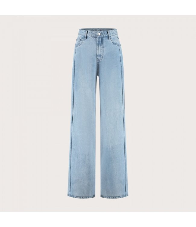 florez Jeans Riley wide leg CR0402 bleached denim