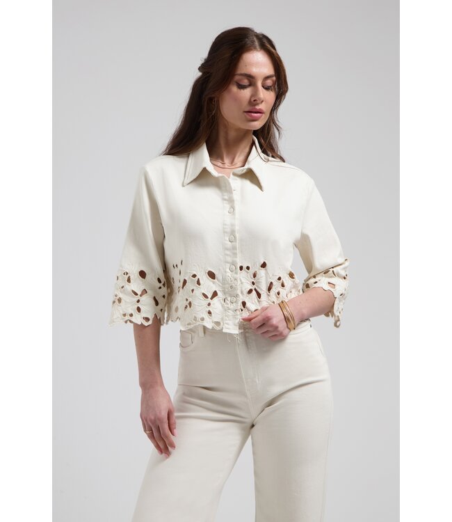 florez Blouse Ruby CR0399 soft white