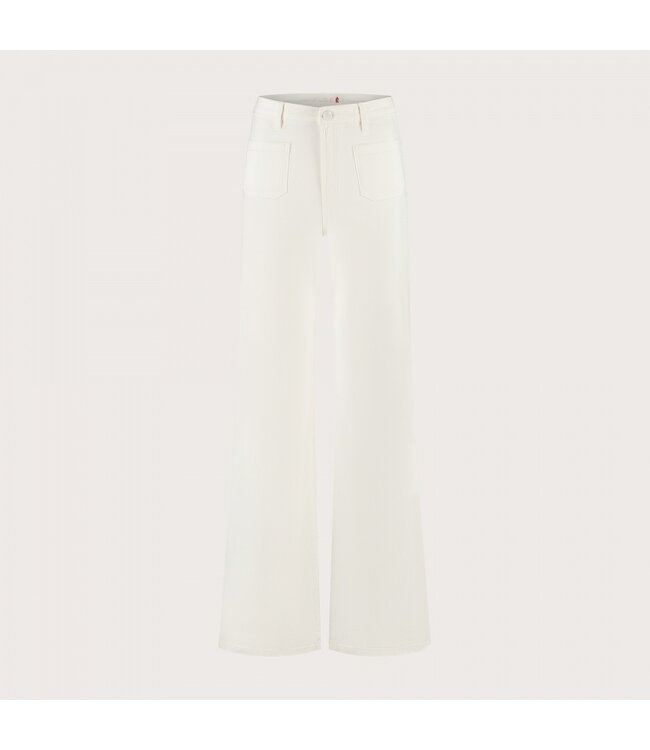 florez Jeans Ana Flared pocket CR0103 off white