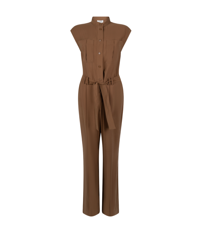 Aaiko Jumpsuit Lisana tencel ten 545 hazelnut