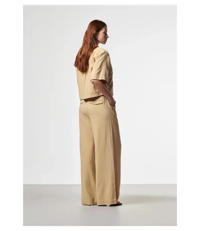 Aaiko Trouser Lotty Fringed ray 560 sand