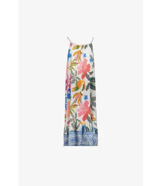 Geisha dress AOP braided strings 67355-70 off-white/multicolor