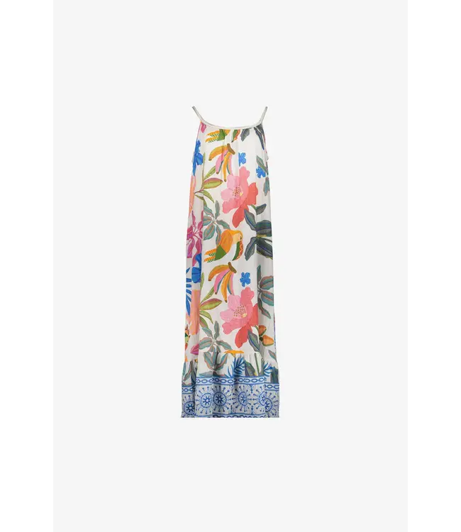 Geisha dress AOP braided strings 67355-70 off-white/multicolor