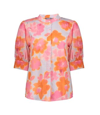 Geisha Blouse 63488-20 orange/pink