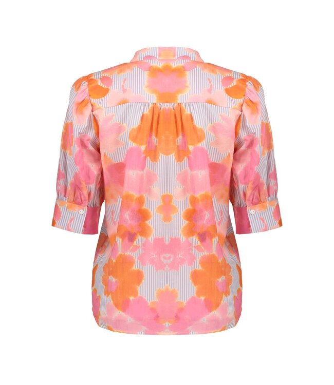Geisha Blouse 63488-20 orange/pink