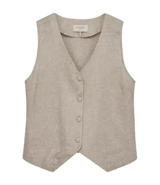 Freequent Waistcoat FQLAVASI 208145 Sand melange w. silver