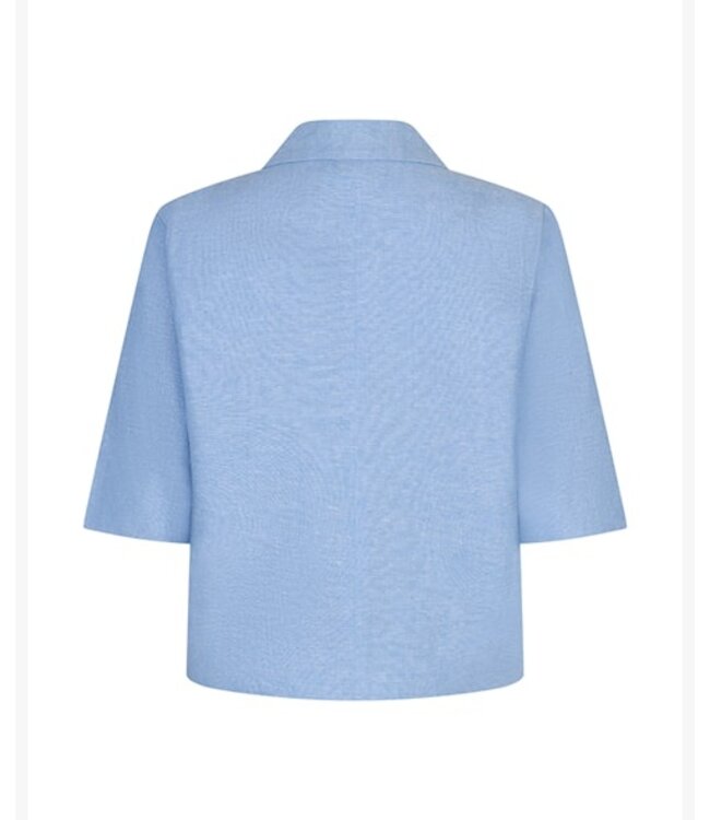 Red Button Blazer linnen/visco SRB4771 light blue