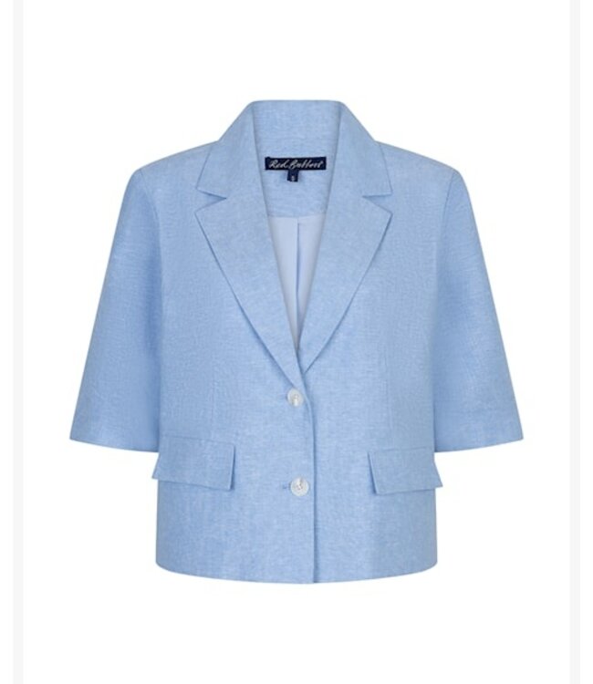 Red Button Blazer linnen/visco SRB4771 light blue