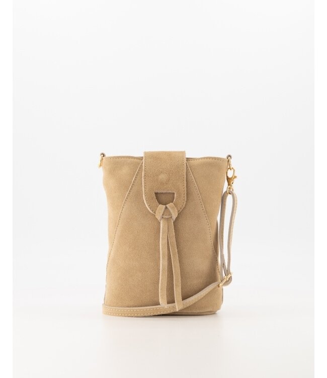 tas Kendra suede sand