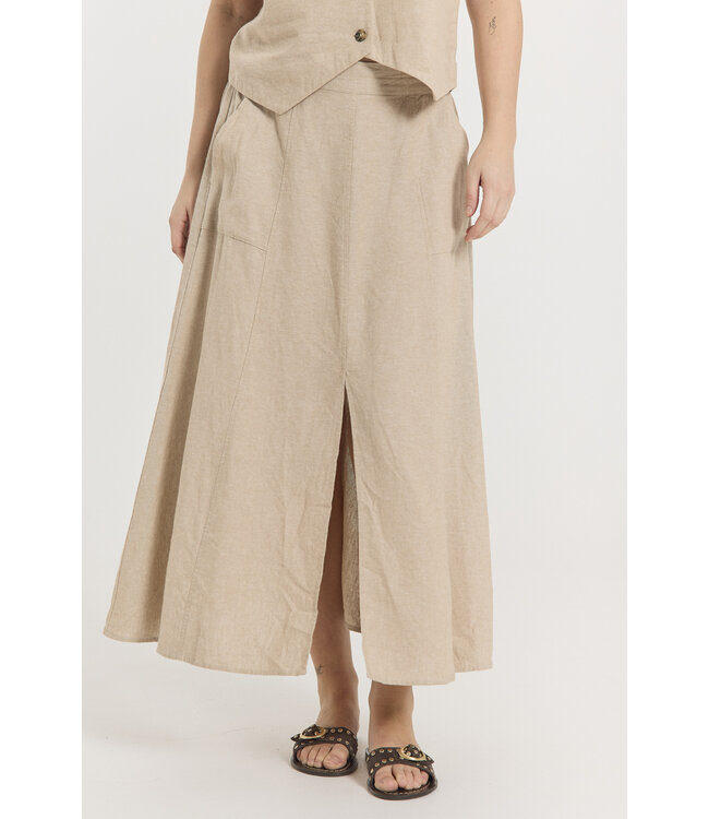 Freequent Skirt FQLAVA 205833 Sand melange