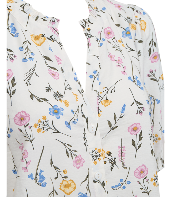 Freequent Shirt FQMOLLI 207740 Star of-white w. golden haze