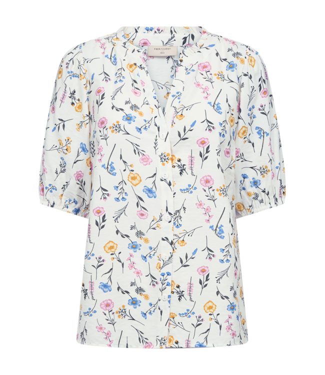 Freequent Shirt FQMOLLI 207740 Star of-white w. golden haze