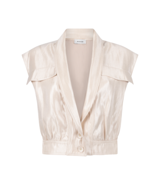 Aaiko Gilet Lies vis 545 SS26 vanilla ice