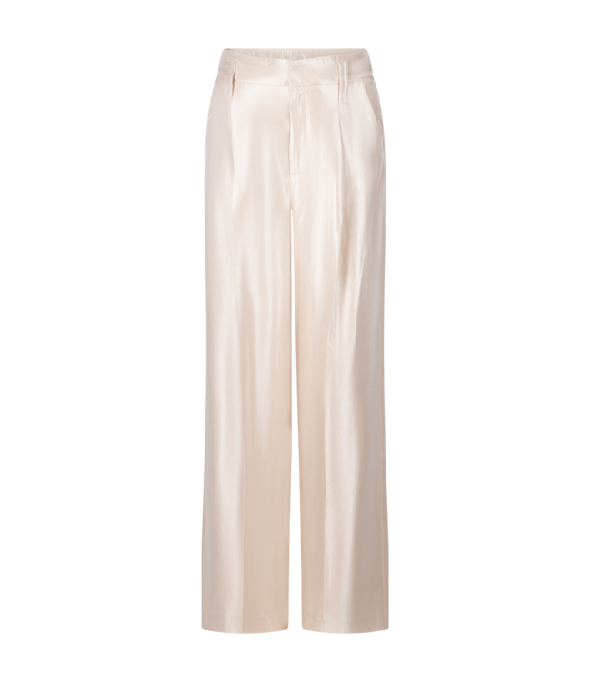 Aaiko Trousers Hailey shine vis 545 SS26 Vanilla ice